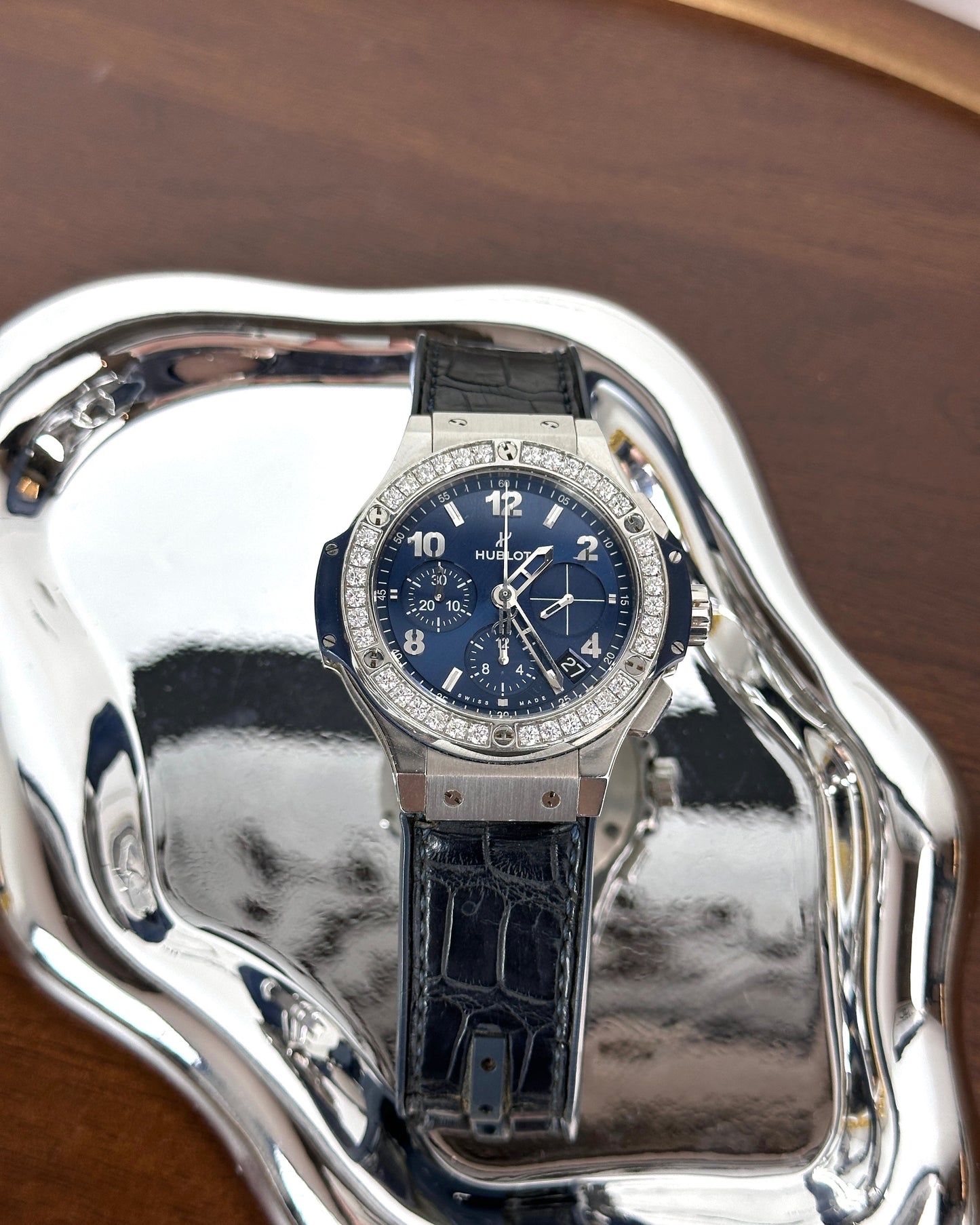 Big Bang Original Steel Blue Diamonds