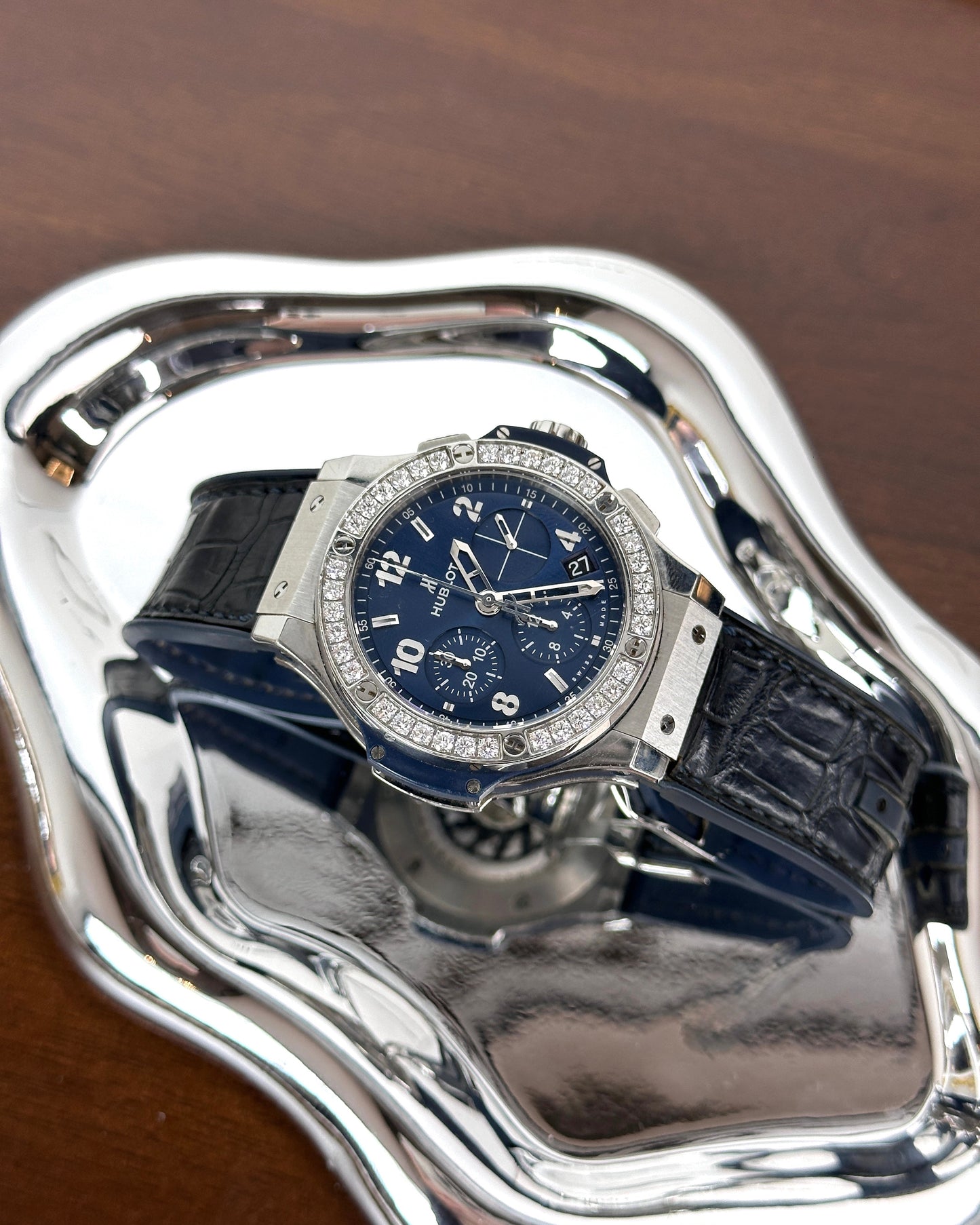 Big Bang Original Steel Blue Diamonds