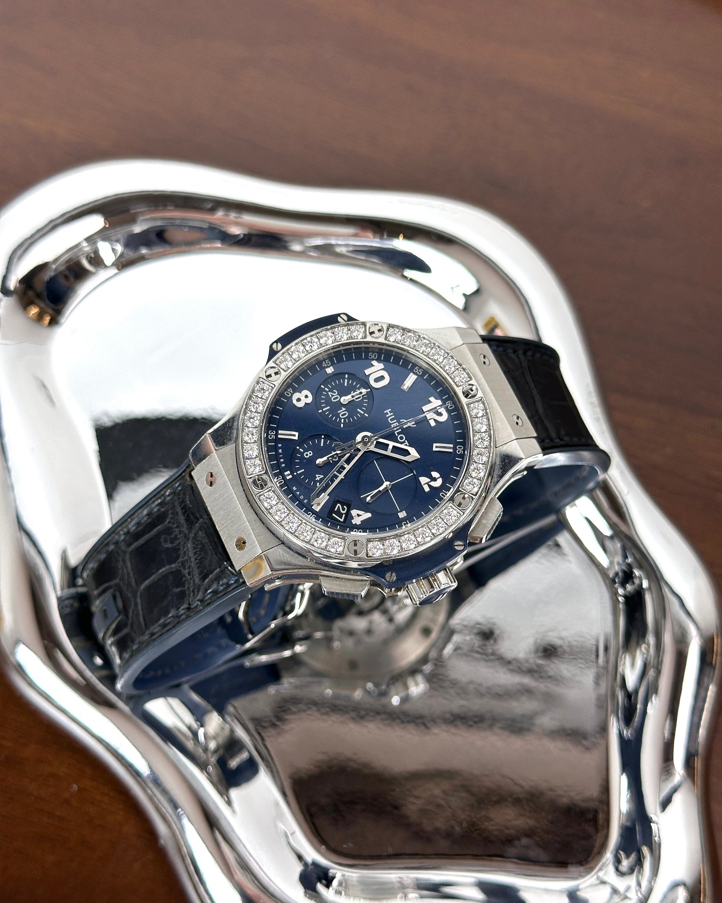 Big Bang Original Steel Blue Diamonds