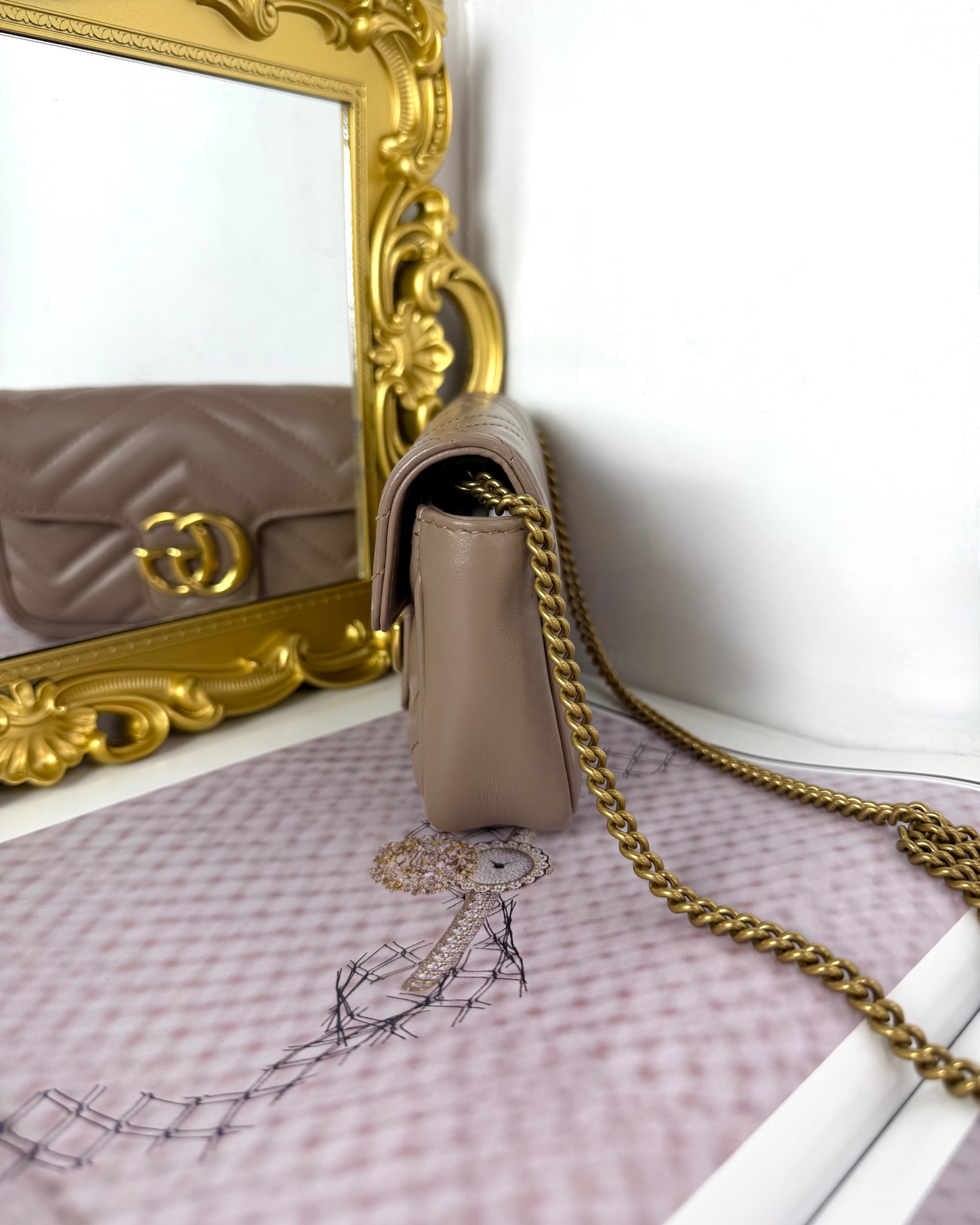 GG Marmont Matelassé Super Mini Bag