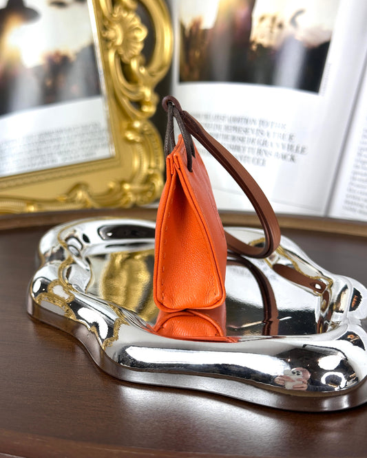 Sac Orange Bag Charm