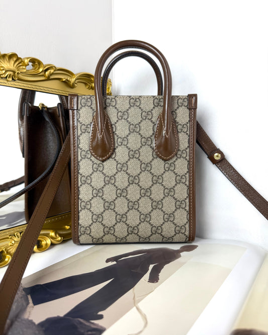 Interlocking G Mini Tote Bag