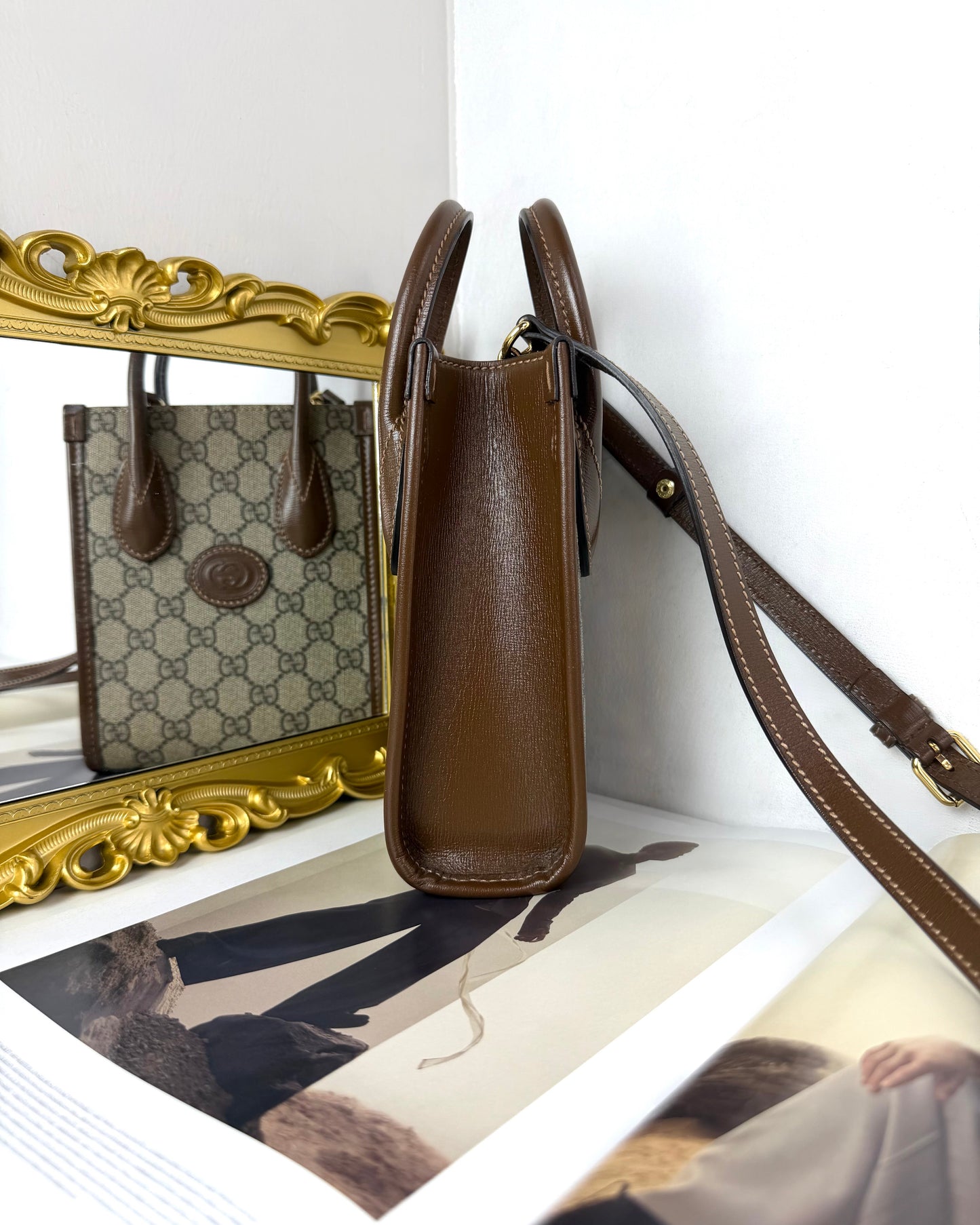Interlocking G Mini Tote Bag