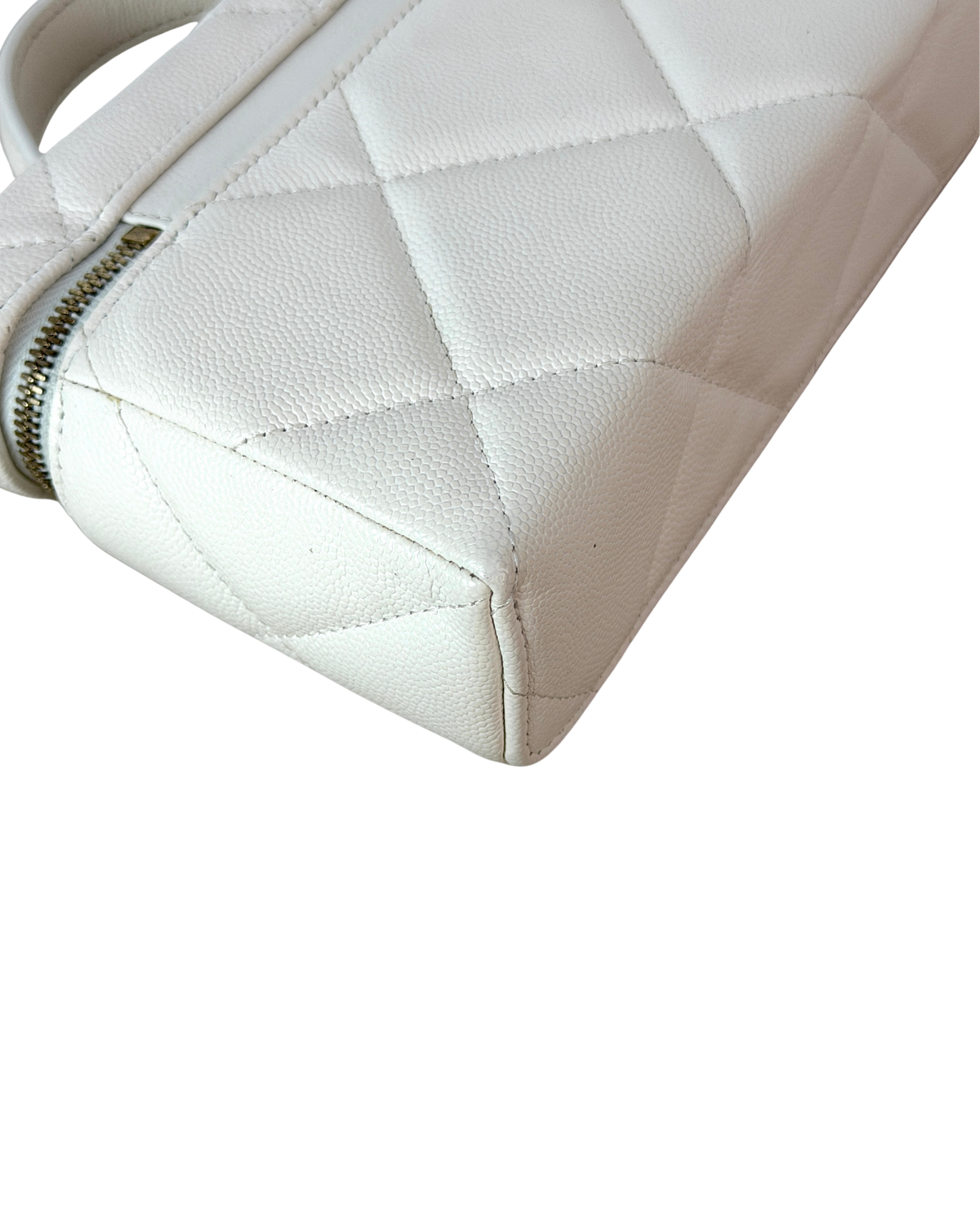 Top Handle Slim Vanity Case with Chain