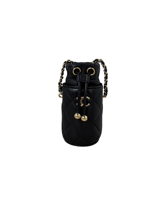 Mini Bucket Bag with Chain