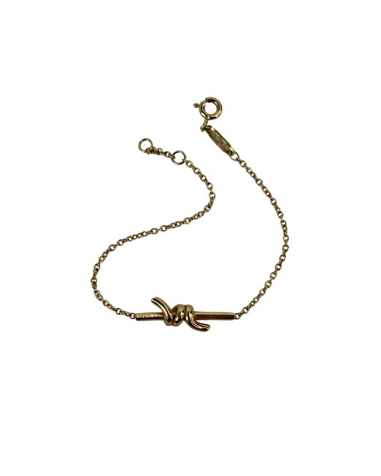 Tiffany Knot Chain Mini Bracelet