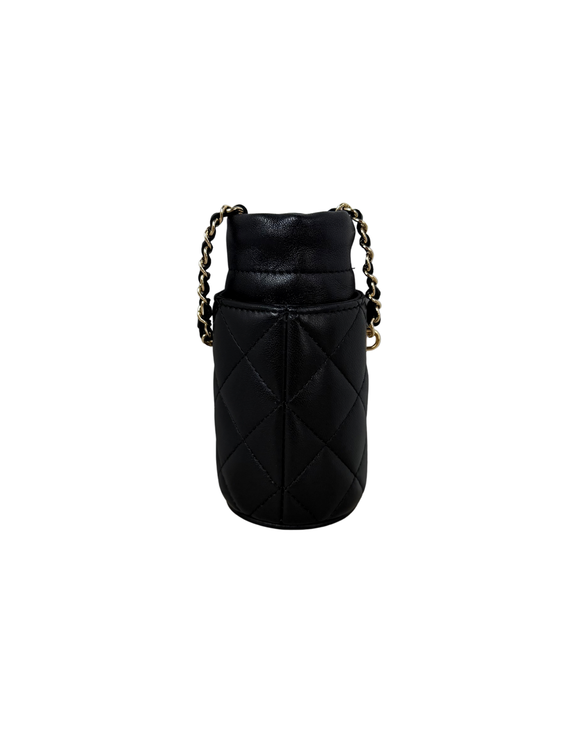 Mini Bucket Bag with Chain