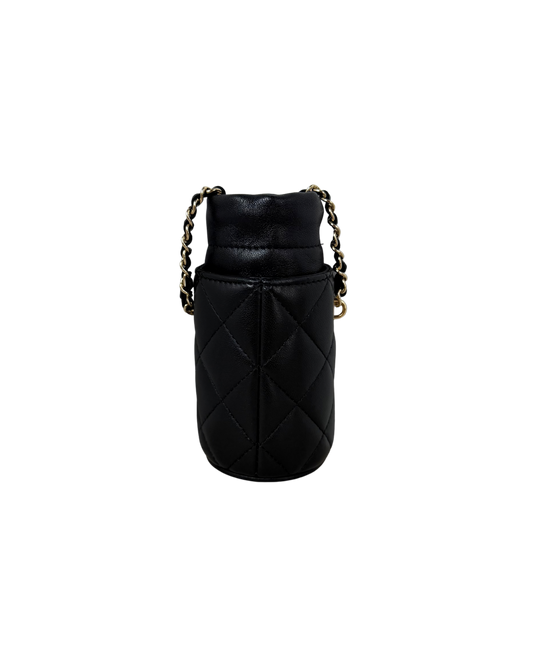Mini Bucket Bag with Chain