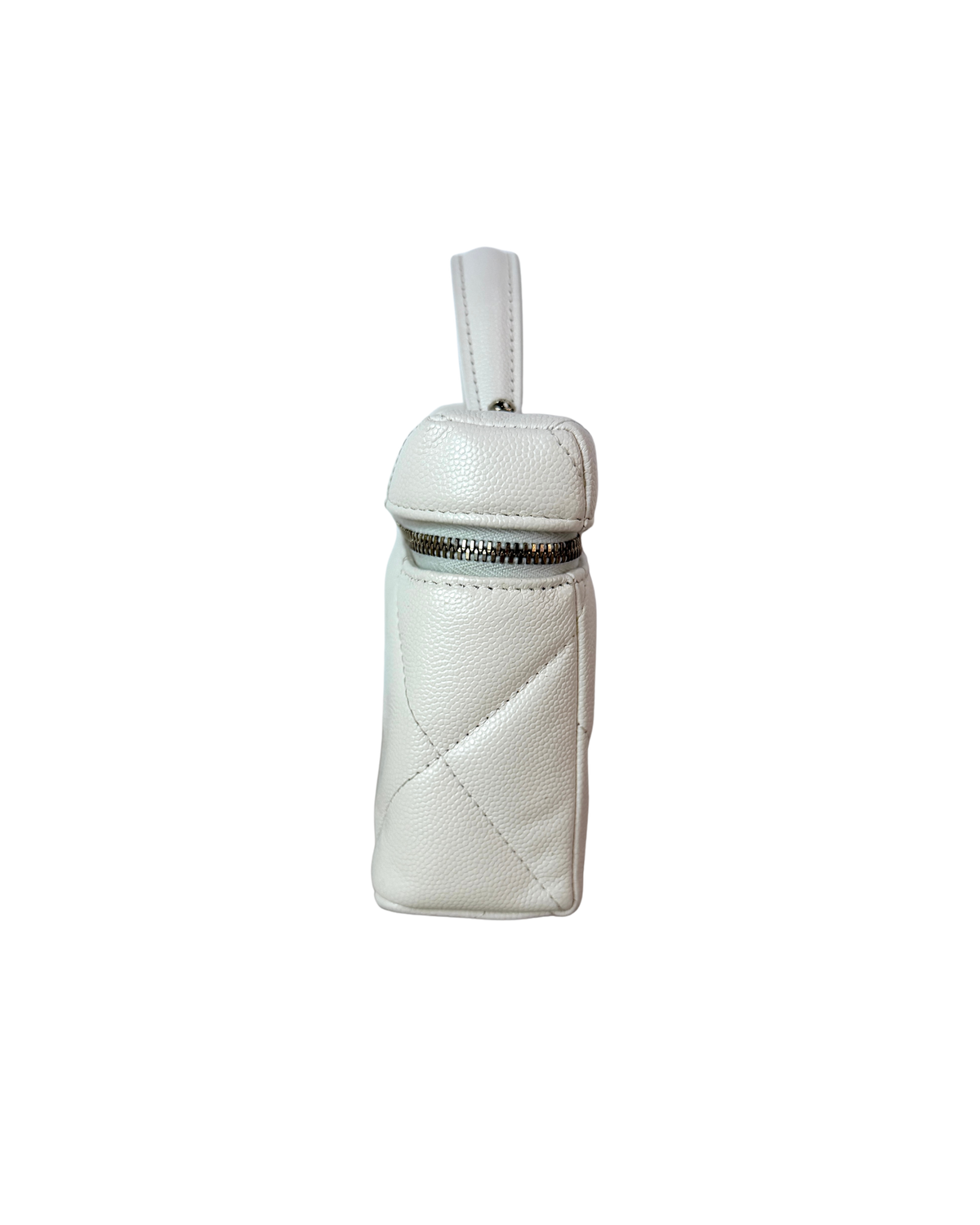 Top Handle Slim Vanity Case with Chain