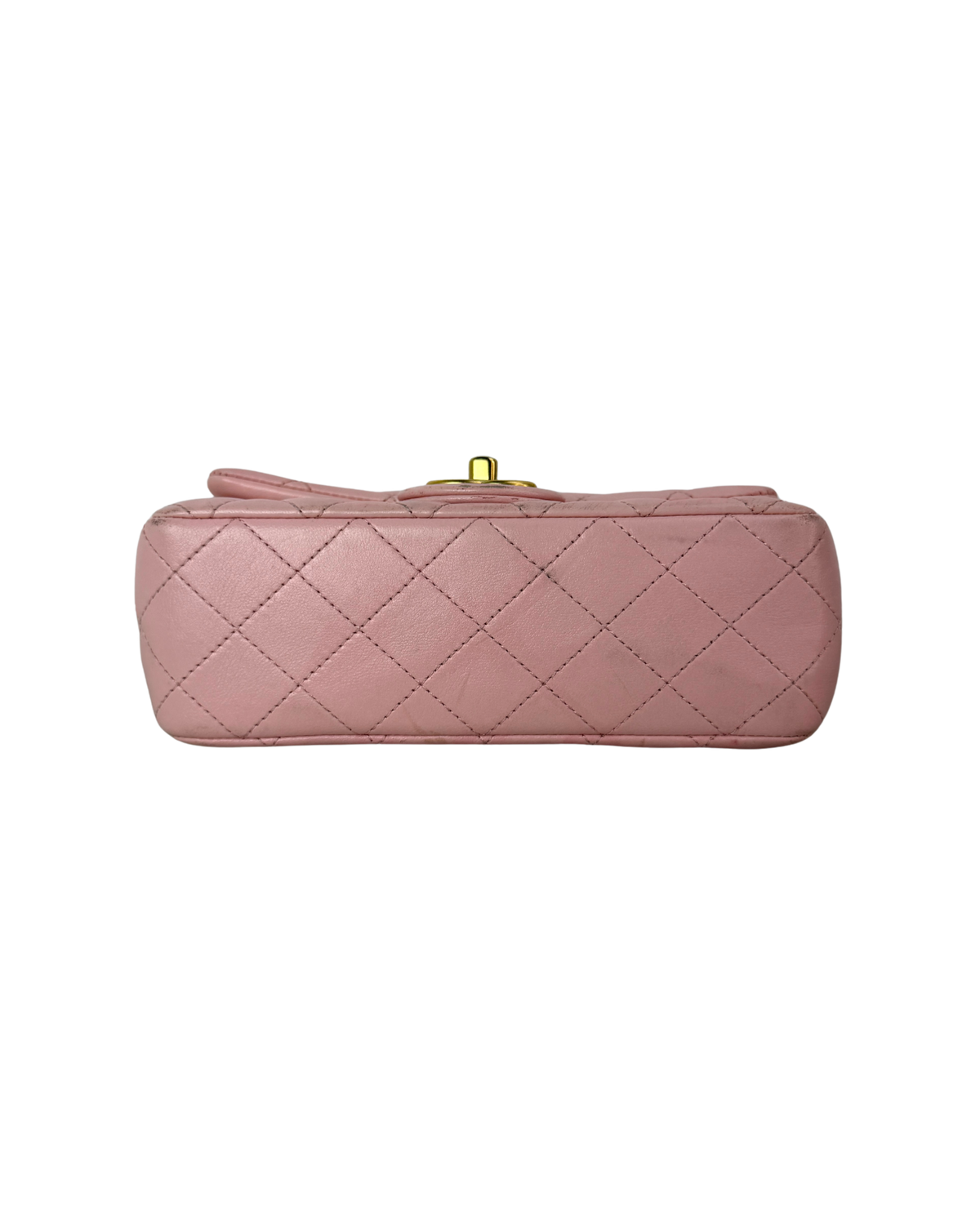 Mini Rectangular Flap Bag with Camelia Crush