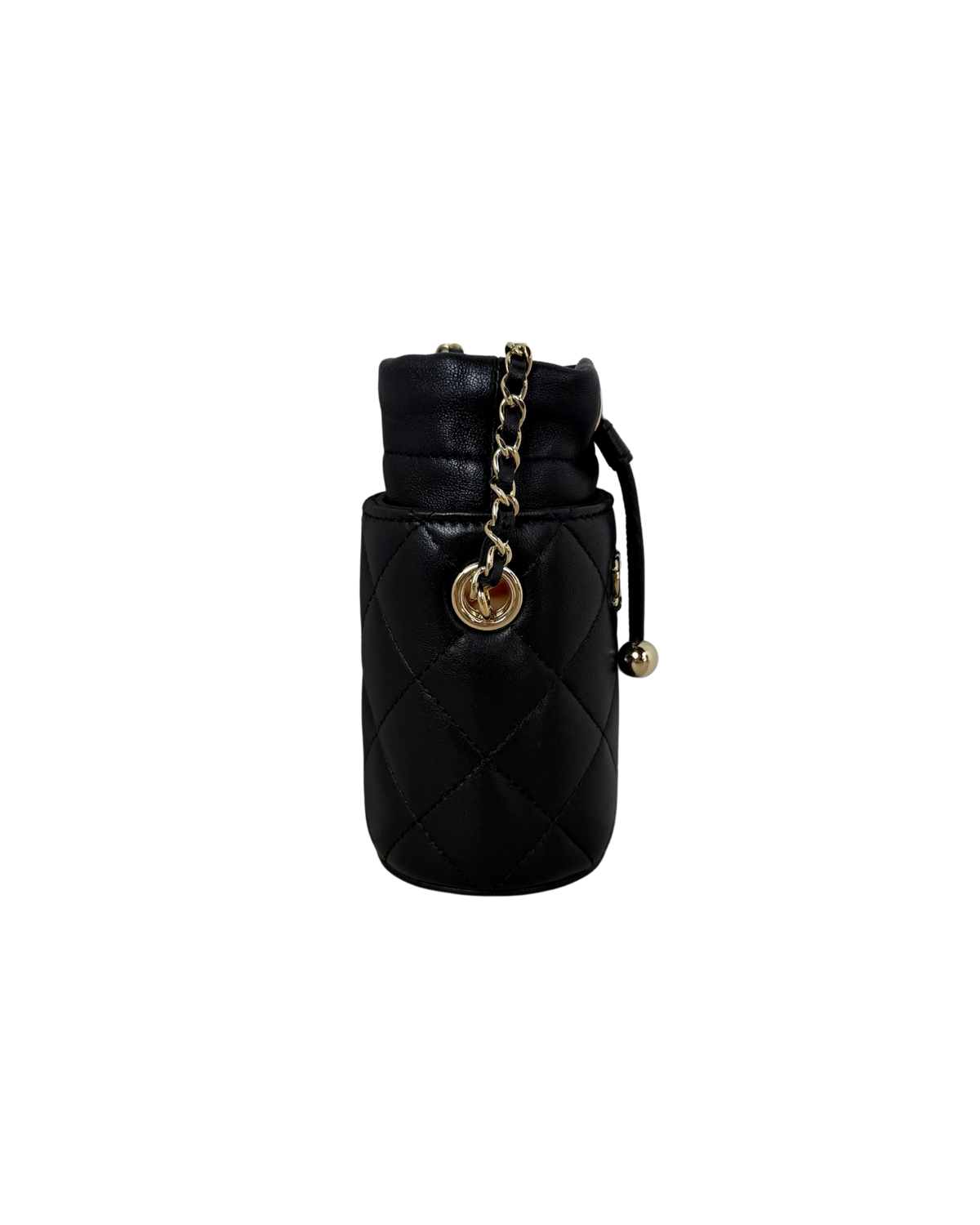 Mini Bucket Bag with Chain