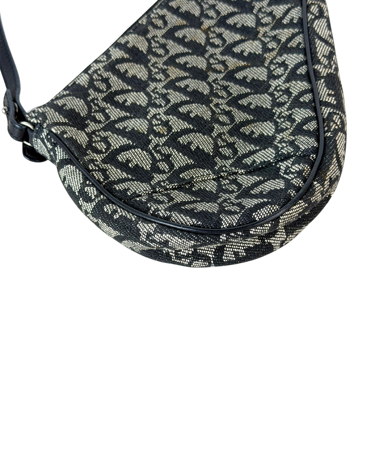 Vintage Trotter Monogram Mini Saddle Pouch