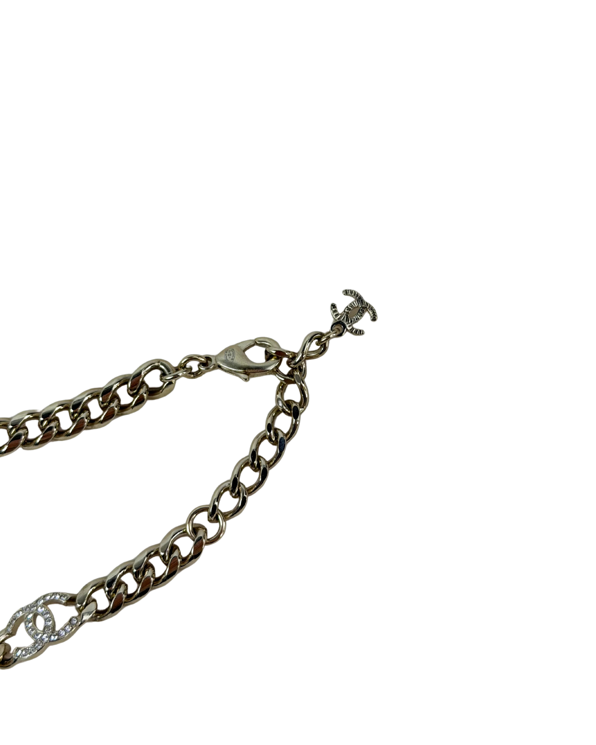 No. 5 Perfume Bottle CC Charm Bracelet