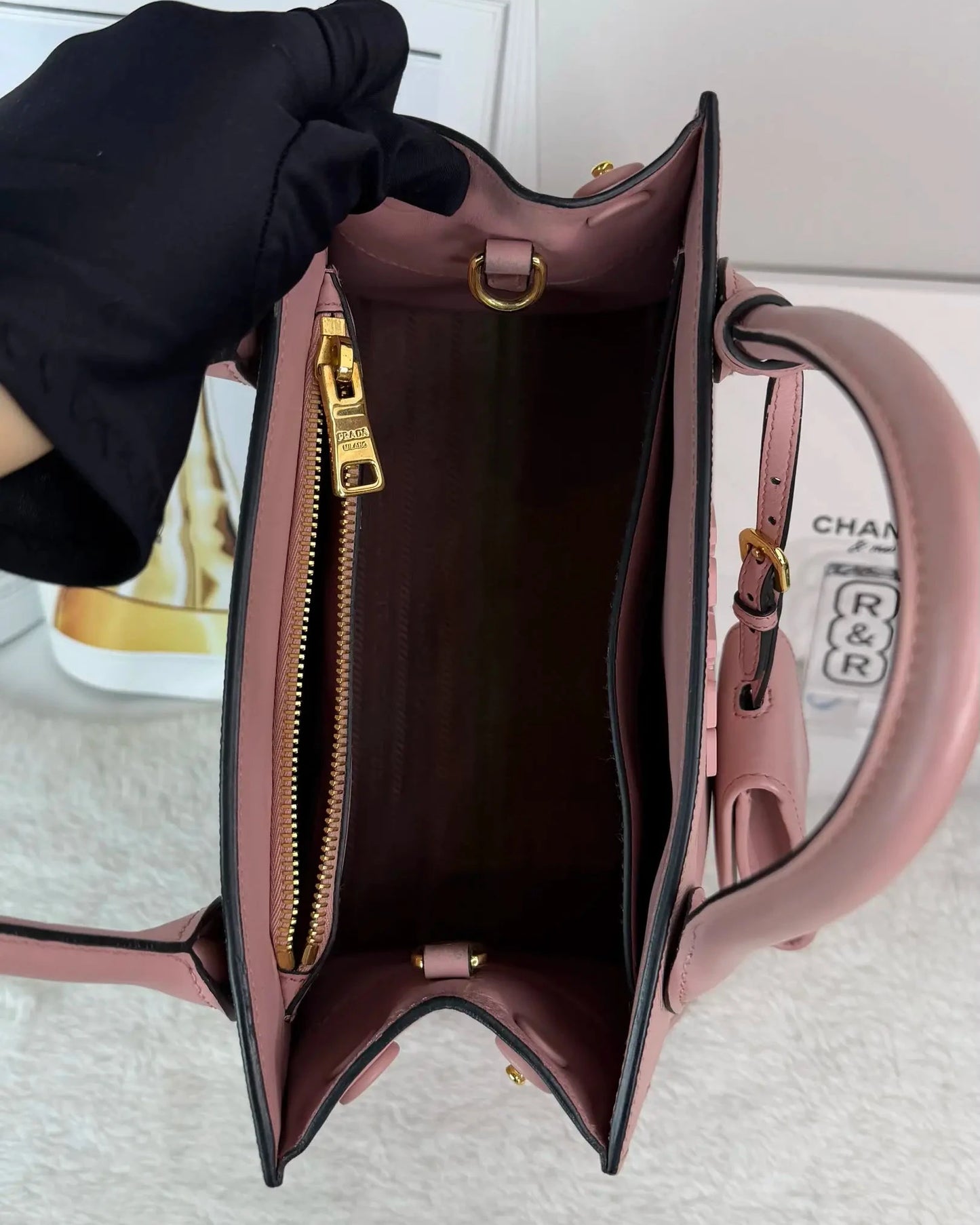 Monochrome Saffiano Bag