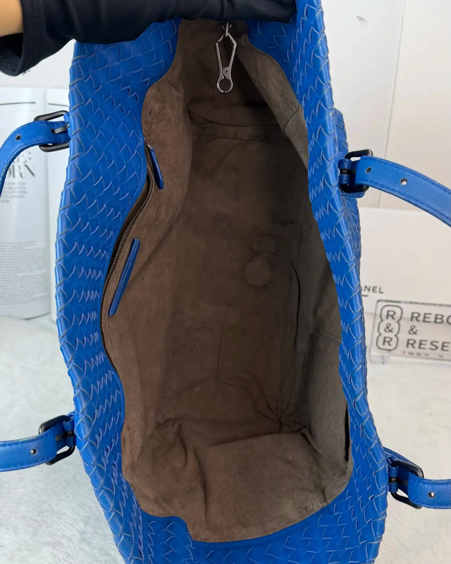 Intrecciato Nappa Cesta Tote Bag