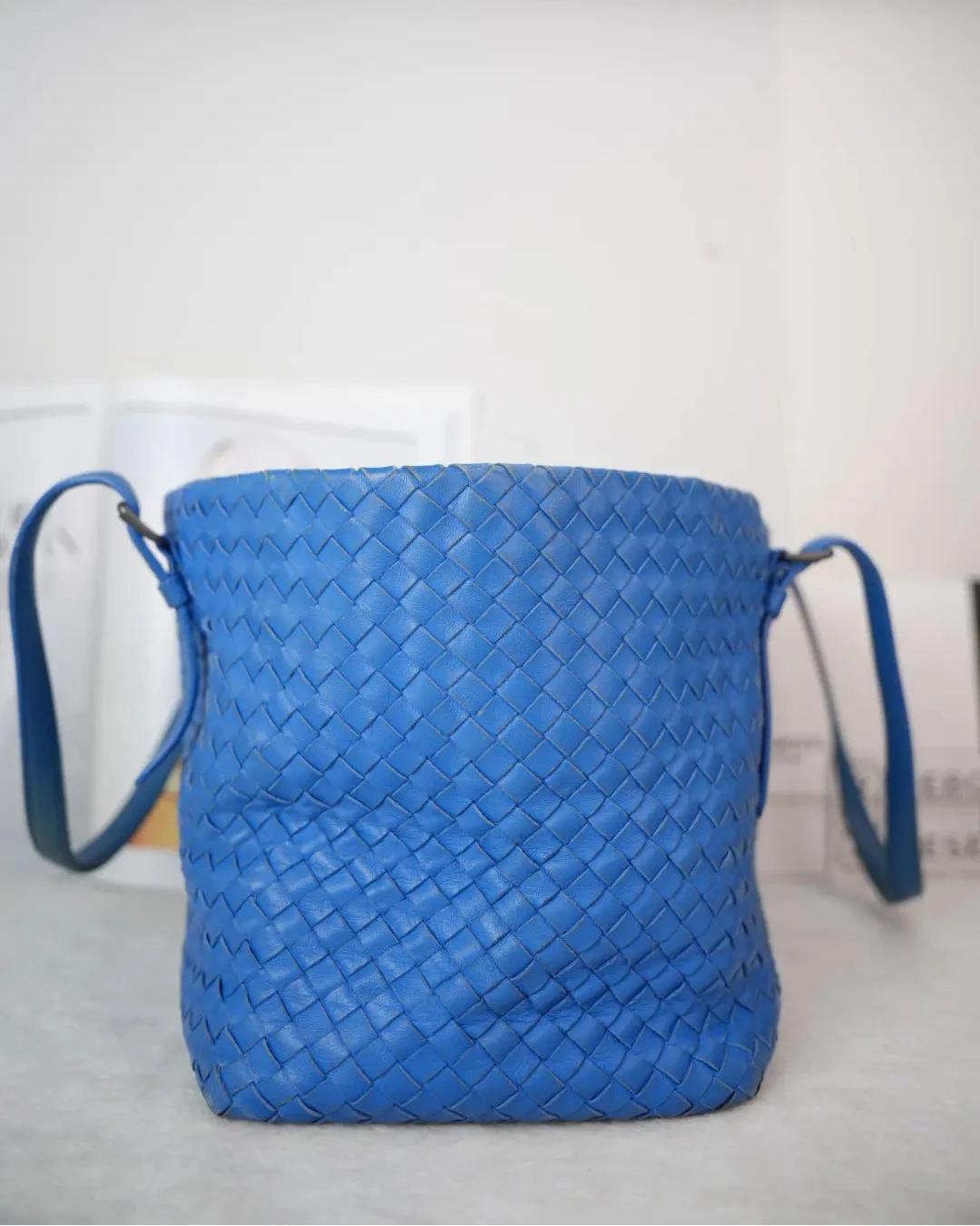 Intrecciato Nappa Cesta Tote Bag