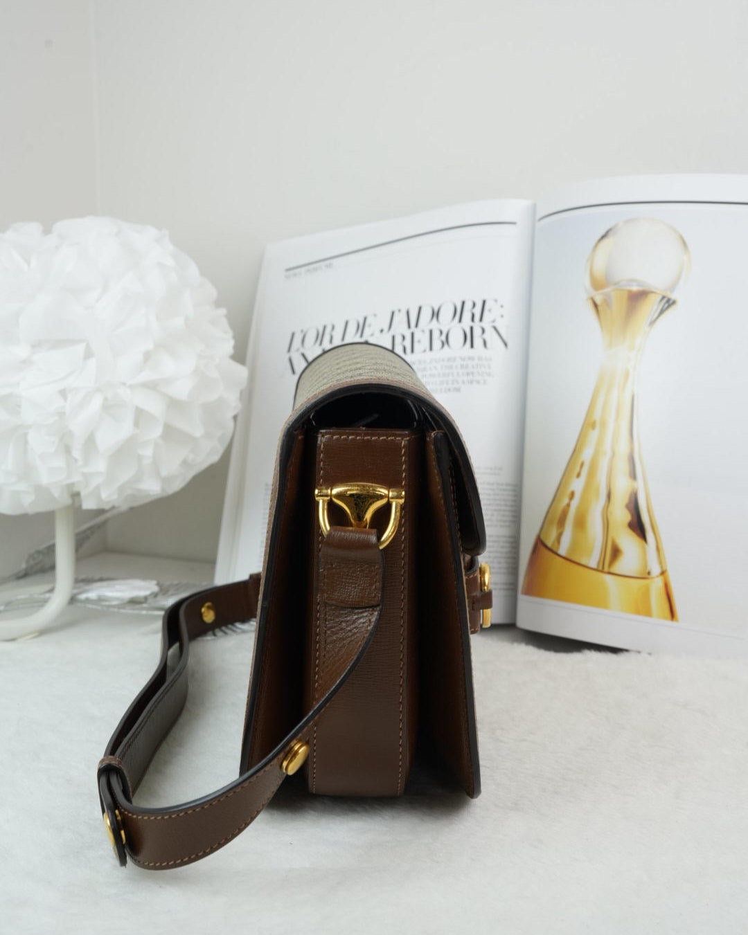 Horsebit Shoulder Bag