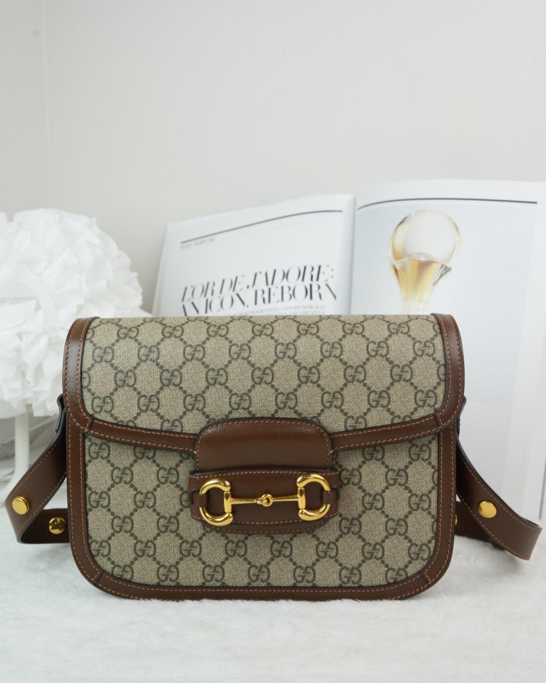 Horsebit Shoulder Bag