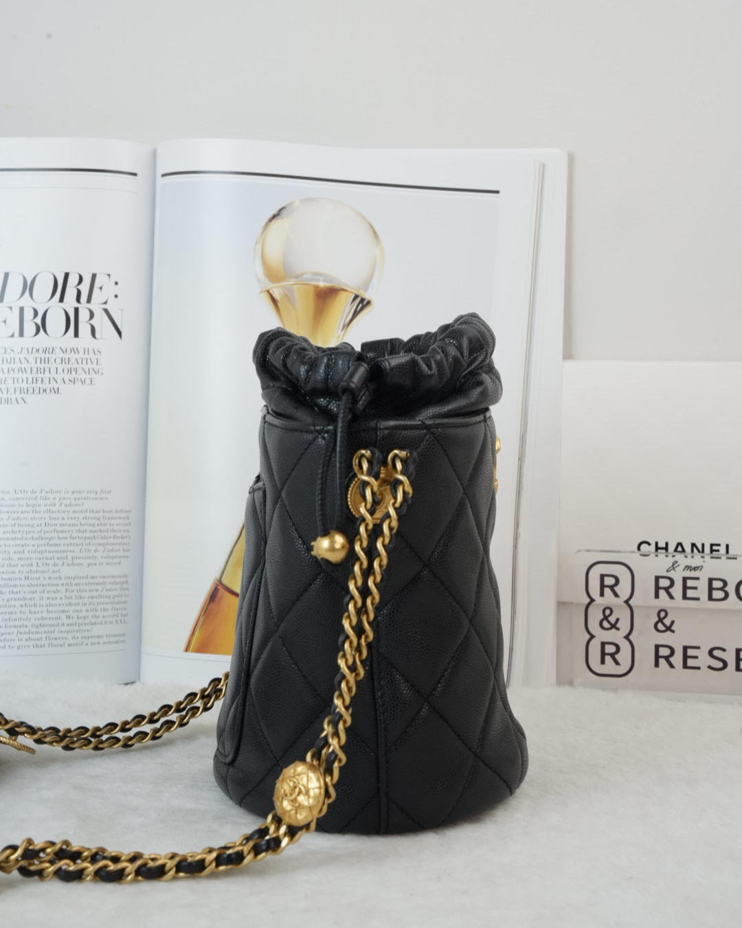 Drawstring Bucket Bag