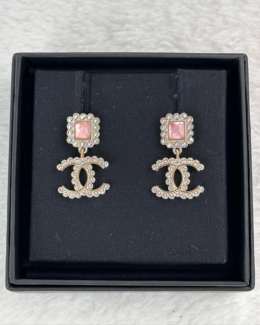 Crystal Pearl Earrings