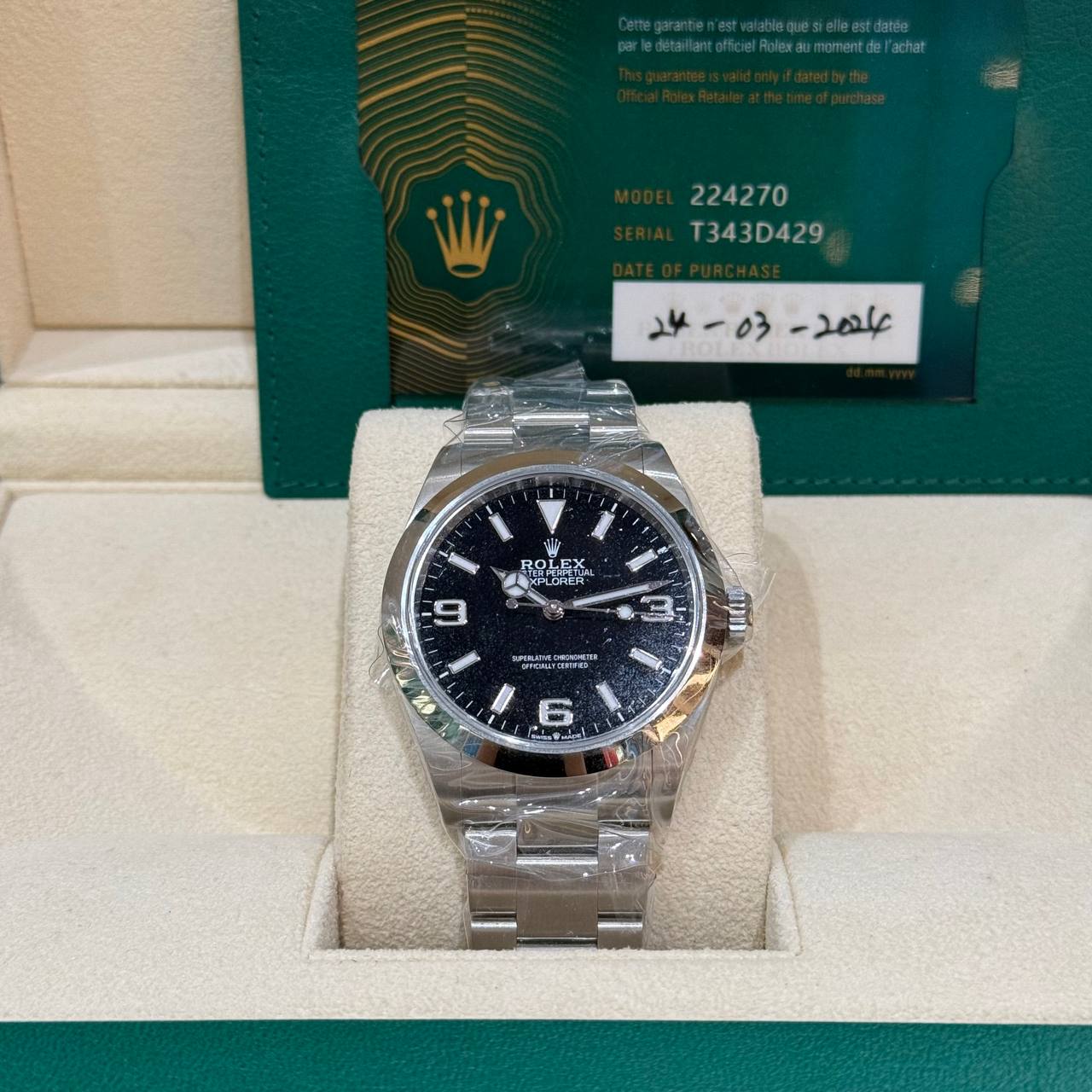 EDIT Rolex Explorer 224270 40mm