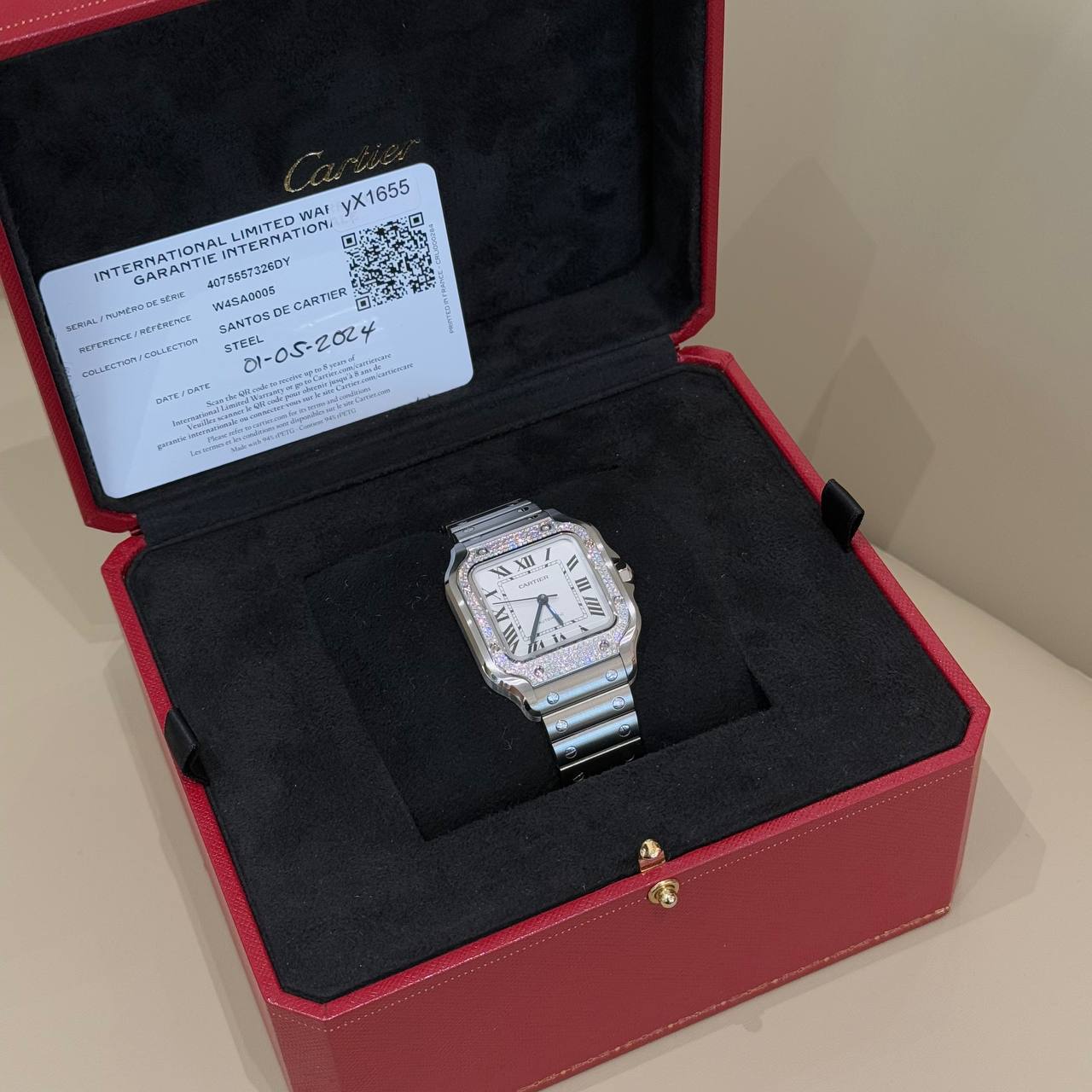 EDIT Cartier Santos de Cartier Medium W4SA0005