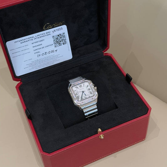 EDIT Cartier Santos de Cartier Medium W4SA0005