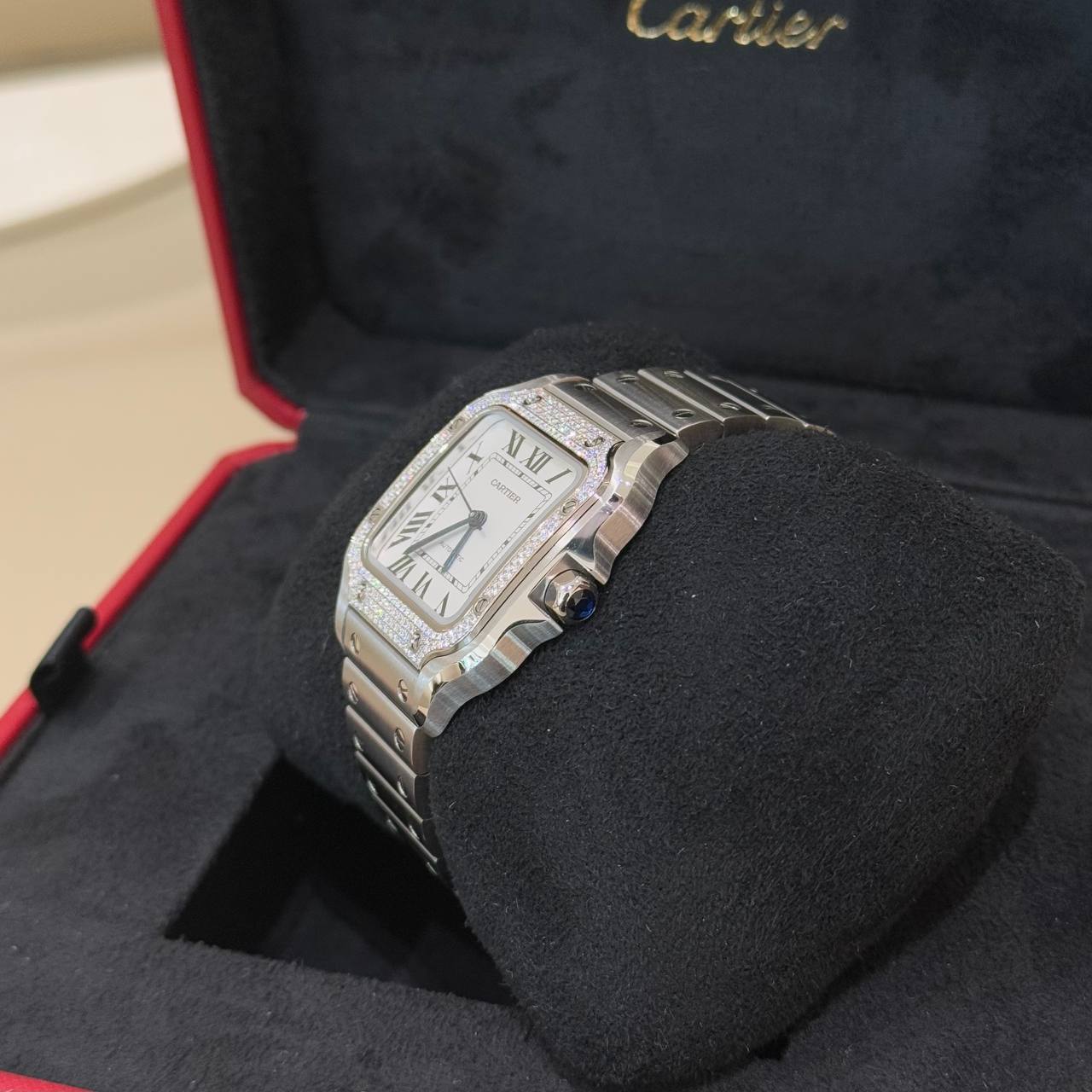 EDIT Cartier Santos de Cartier Medium W4SA0005